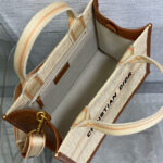Christian Dior Small Dior Book Tote Apricot